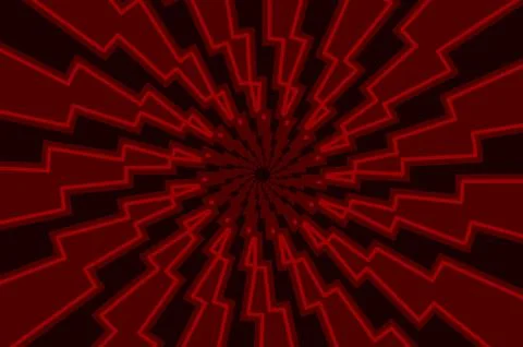 Lightning bolt - abstract geometric vector pattern Stock Illustration