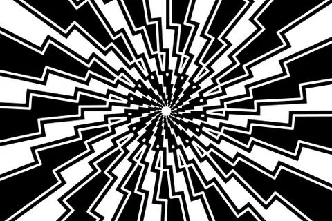 Lightning bolt - abstract geometric vector pattern Illustrazione stock