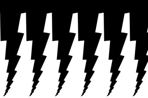 Lightning bolt - abstract geometric vector pattern Stock Illustration
