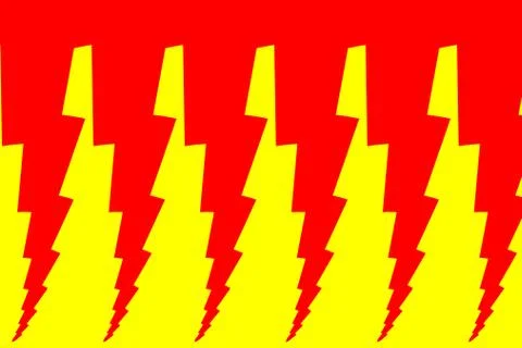 Lightning bolt - abstract geometric vector pattern Stock Illustration