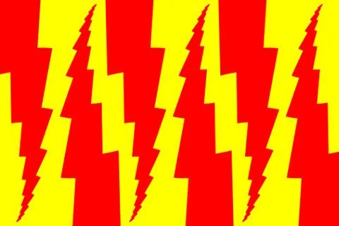 Lightning bolt - abstract geometric vector pattern Illustrazione stock