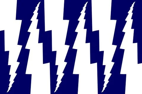 Lightning bolt - abstract geometric vector pattern Stock Illustration