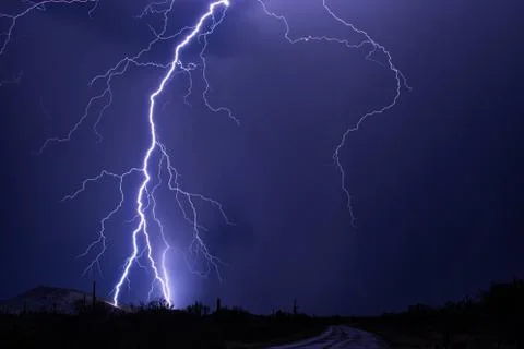 Lightning bolt background Stock Photos