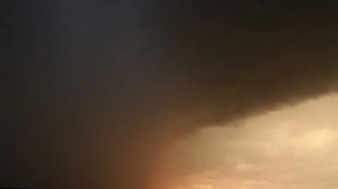 Lightning bolt on clouds Stock-Footage 10562647