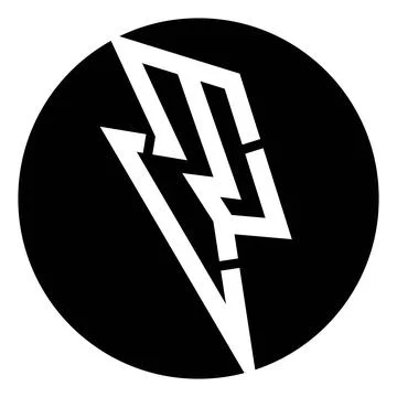 Lightning bolt icon representing power and energy concept Stock Illustration
