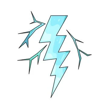 Lightning Bolt illustration Stock Illustration