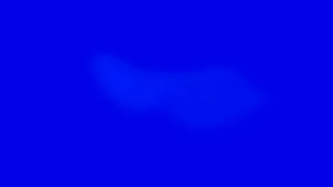 Lightning Bolt Strike on Blue Screen Background Stock Footage 345095809