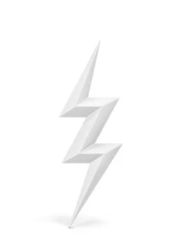 Lightning bolt symbol Stock Illustration