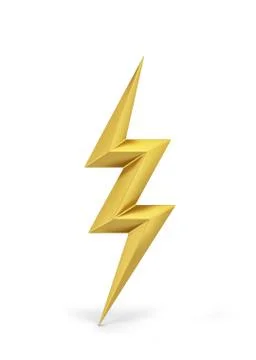 Lightning bolt symbol Stock Illustration