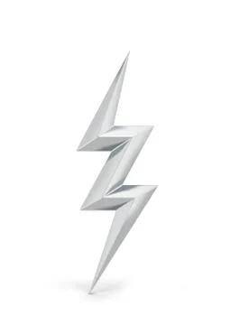 Lightning bolt symbol Stock Illustration