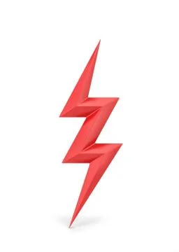 Lightning bolt symbol Stock Illustration