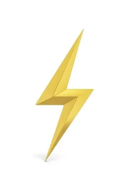 Lightning bolt symbol Illustrazione stock