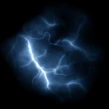 Lightning Bolts Background Stock Illustration