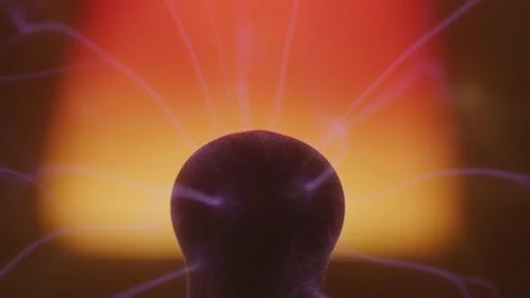 Lightning Bolts In Lava Lamp Stock Footage 208790066
