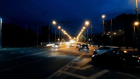 Lightning on the bridge 1 Video stock 120149952