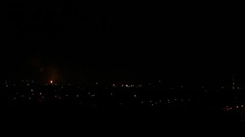 Lightning City Stock Footage 24762089