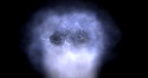 Lightning Cloud Animated Stock Footage 94071568