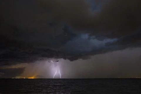 Lightning Cloud-to-Ground Stock Photos