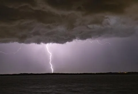 Lightning Cloud to Ground Stock Photos