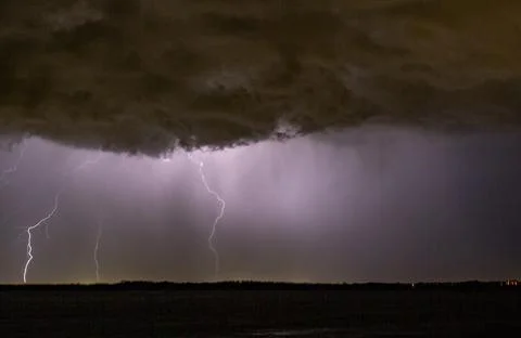 Lightning Cloud to Ground Stock Photos