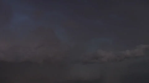 Lightning in Clouds 스톡 동영상 54753436