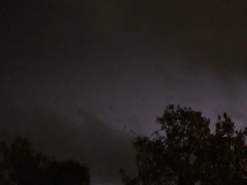 Lightning in Clouds Slow Motion 스톡 동영상 81180486