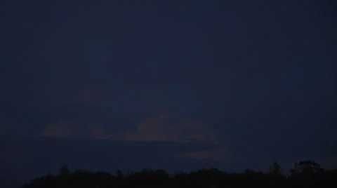 Lightning in clouds time lapse 4K version Stock Footage 25040760