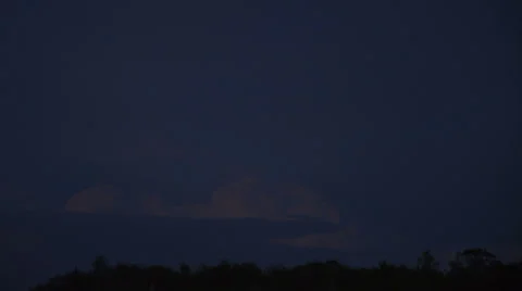 Lightning in clouds time lapse HD 1080 version Stock Footage 25040729