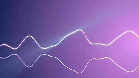 Lightning concept. Elegant lightning strokes with glowing electricity neon Stock Illustration