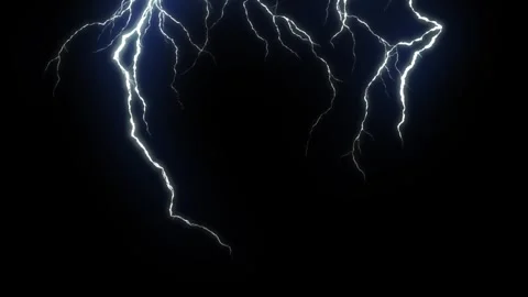 Lightning in the dark background Stock-Footage 262215322