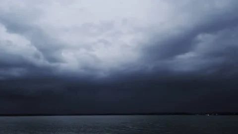 Lightning during a heavy thunderstorm Stock Footage 228669001