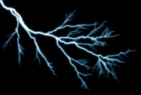 Lightning effect, background Stock Illustration