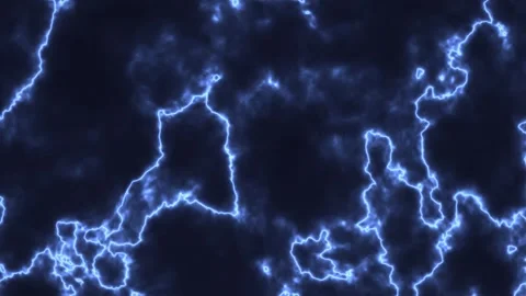Lightning effects on dark background with glowing blue Stock Footage 338196219