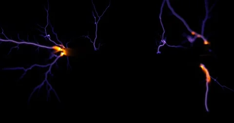Lightning. Electric arc, discharge on a black background. Sparkling lightning. Stock Footage 330607292