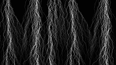 Lightning electrical thunders graphic motion background animation,4k Stock Footage 169669565