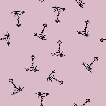 Lightning electricity line vector seamless pattern 스톡 일러스트