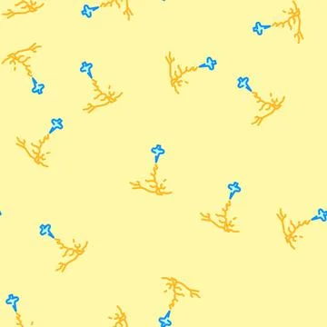 Lightning electricity vector seamless pattern 스톡 일러스트