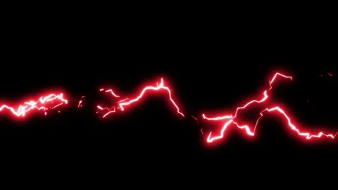 Lightning eletric thunder looping long clip Stock Footage 128660537
