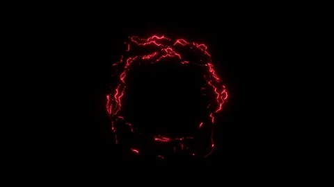 Lightning eletric thunder looping long clip Stock Footage 128660674