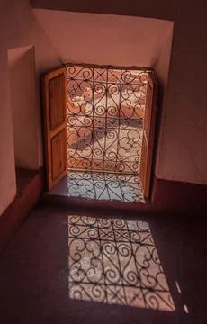 Lightning that enters through the window Foto stock