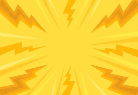 Lightning explosion pop art retro comic style background. Vector illustration イラスト素材
