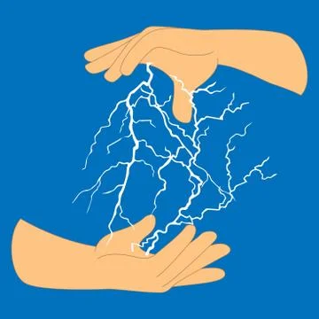 Lightning flash bolt Stock Illustration