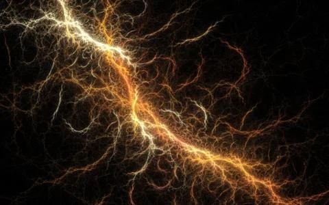 Lightning flash Stock Illustration