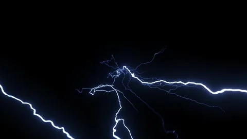 Lightning Flash Loop Animation for Cinematic Storm Scenes Stock Footage 333028654