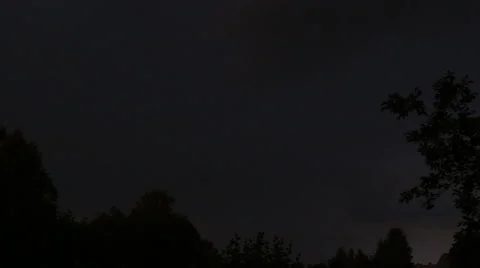 Lightning flashes, the sky during a thunder-storm, a thunder and a lightning Stock Footage 41386434
