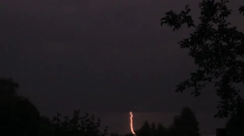 Lightning flashes, the sky during a thunder-storm, a thunder and a lightning 库存影片 41390297