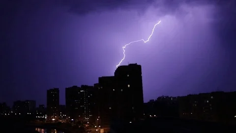 Lightning Stock Footage 113332210