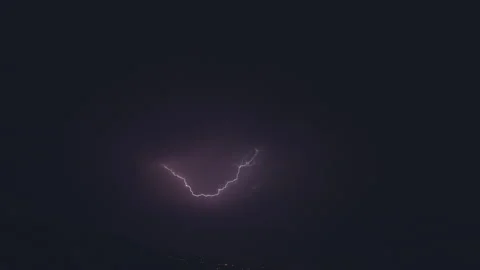 Lightning Stock Footage 155415544
