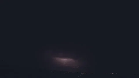 Lightning Stock Footage 155415587