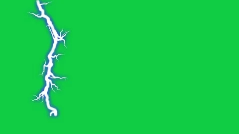 Lightning green screen background Stock Footage 328706278